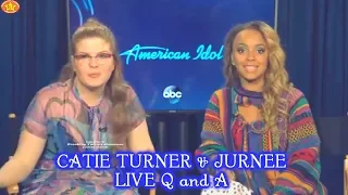 Live Q&A Catie Turner and Jurnee (Excited for Top 7 Tour) After  Eliminated American Idol 2018 Top 7