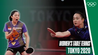 Women's Singles Table Tennis 🏓 Bronze Medal Match | Tokyo 2020