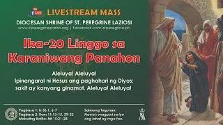 5PM Mass 20th Sunday in Ordinary Time | August 16, 2020
