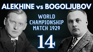 Bogoljubov vs Alekhine | World Championship Match 1929 | Round 14