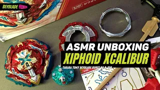 XIPHOID XCALIBUR Satisfying ASMR Unboxing! Insane SWORD Launcher! Takara Tomy Beyblade Burst BU