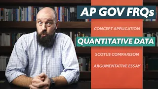 How To: QUANTITATIVE DATA Question [AP Gov FRQ Tips]