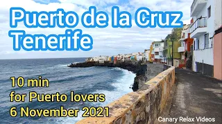 Puerto de la Cruz Tenerife Walking Tour Canary Islands Teneriffa Kanarische Inseln /Punta Brava