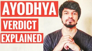Ayodhya Verdict Explained | Tamil