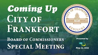 City Commission Special Meeting 5/15/2023
