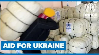 Ukraine: First truck with humanitarian assistance from UNHCR