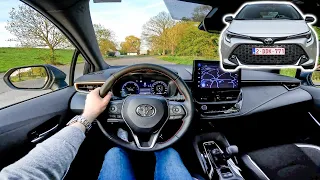 Toyota Corolla 2023 POV test drive | Acceleration | Hybrid 1.8 GR Sport 140 hp