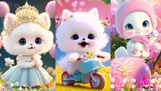 Cute cat 121 II Cute Pets 😍 II cute little kitten 🤕 II cute 🥰 funny 💕 kittens 😺 II kittens dance 😁