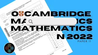 O Level Math D November 2022 Paper 11 4024/11