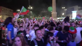 Euro2020, Italia campione d'Europa: la festa dei tifosi a Roma