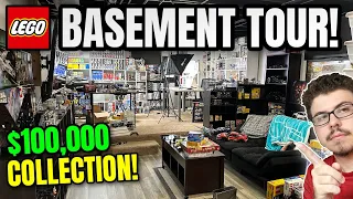 The ULTIMATE LEGO Basement! (2023 LEGO Room Tour)