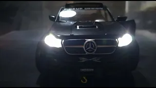 Mercedes Benz Pickup Monster X (Car Toys Part 04) Chimei Model