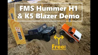 FMS HUMMER H1 &  K-5 Blazer Demo and Review