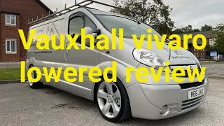 Vauxhall vivaro lowered review H&R Amax lowering springs how it drives before and after