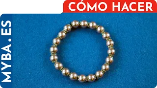 Cómo hacer #pulseras elásticas: Nudo seguro, elección de hilos y cuentas. Casquillas y entrepiezas.