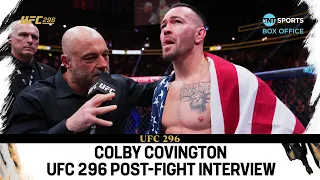 Colby Covington says the long layoff & ring rust played a part in his performance tonight 👀 #UFC296