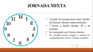 JORNADAS LABORALES ORDINARIAS Y EXTRAORDINARIAS