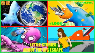 TASTY BLUE: FOUR ESCAPE STORIES IN ONE VIDEO#999 (shark, dolphin, goldfish, octopus)On COOL GAME. cg