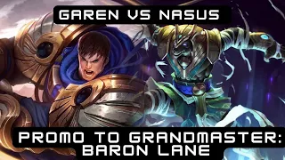 Wild Rift | Climb to Challenger | Garen vs Nasus Baron Lane