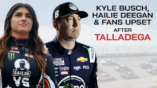 Kyle Busch, Hailie Deegan and Fans All Upset After Talladega