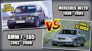 Odwieczni rywale ale który lepszy Mercedes W220 vs BMW 7 E65 porównanie