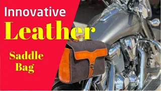 DIY Custom Leather Saddle Bags / Panniers For Motorcycle