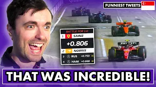 The Funniest Tweets from the 2023 Singapore Grand Prix