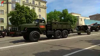 Парад военной техники 9 мая в Луганске - 2018