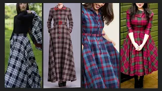 Stylish cotton check print kurti Ideas || New stylish dress Ideas
