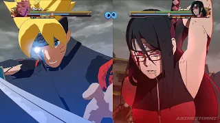 Adult Boruto VS Adult Sarada Full Fight (4K 60fps) - Naruto Storm 4 Next Generations