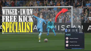 FIFA 22 - Player Career Mode - LW RW - Winger - FREE KICK Specialist - Max Rating