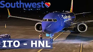 Trip Report Southwest Airlines Interisland Boeing 737 MAX 8 Hilo (ITO) - Honolulu (HNL)