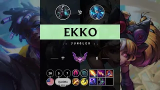 Ekko Jungle vs Gwen - NA Master Patch 14.9