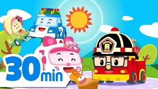 Robcar POLI Cute Songs│30 Min│Car Family +│Robocar POLI - Nursery Rhymes