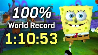 The First 1:10(s) - SpongeBob SquarePants: Battle for Bikini Bottom 100% Speedrun World Record