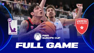 BG Gottingen v Itelyum Varese | Full Basketball Game | FIBA Europe Cup 2023-24