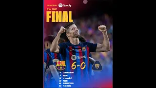 Barcelona vs Pumas 6-0 Extended Highlights and superb goals 2022