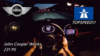 2023 MINI JOHN COOPER WORKS 231 PS NIGHT POV DRIVE TOPSPEED WÜRZBURG (60 FPS)