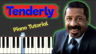 Tenderly - Jazz Piano Tutorial (EASY piano version)