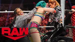Becky Lynch, Asuka and Bianca Belair engage in a heated war of words: Raw: May 30, 2022