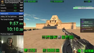 Serious Sam:The First Encounter [BEATEN wr] SpeedRun Any% 33:28 IGT/33:52 RTA NORMAL