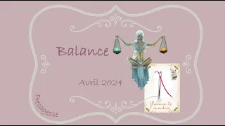 Balance, Avril 2024, enfin une ouverture du coeur ♥️