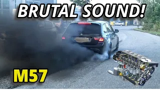 BRUTAL M57 Diesel Engine Sound Compilation