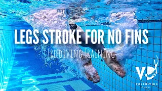 Freediving DNF Training. DNF legs stroke