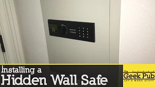 Install a Hidden Wall Safe