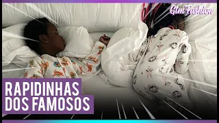 Giovanna Ewbank posta foto fofíssima dos filhos, Titi e Bless dormindo!!