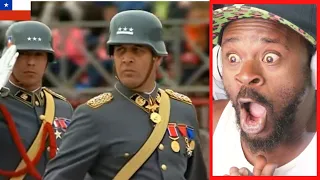 African Reacts To CHILE'S Military Parade With War Songs "Wehrmacht Parade Style" Full Video.