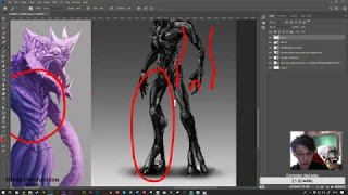 Creating Creatures from stracth using Zbrush and Photoshop EP1