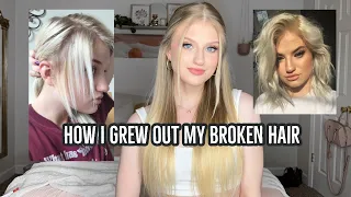 How I grew out my bleached hair