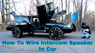 How To Wire Up a PA Stadium Speaker In Your Car